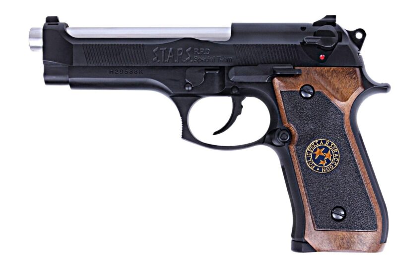 WE Samurai Edge M9 Siyah Ağaç Kabzalı GBB Airsoft Tabanca - Görsel 2